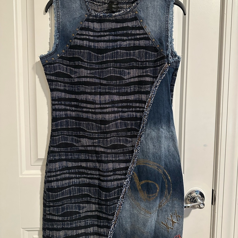 Stylish Blue Denim Dress